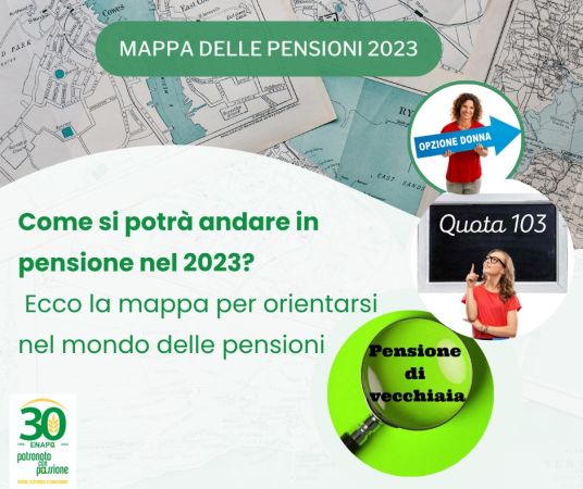 COME SI POTRÀ ANDARE IN PENSIONE NEL 2023?  MAPPA E BUSSOLA PER ORIENTARSI NEL MONDO DELLE PENSIONI