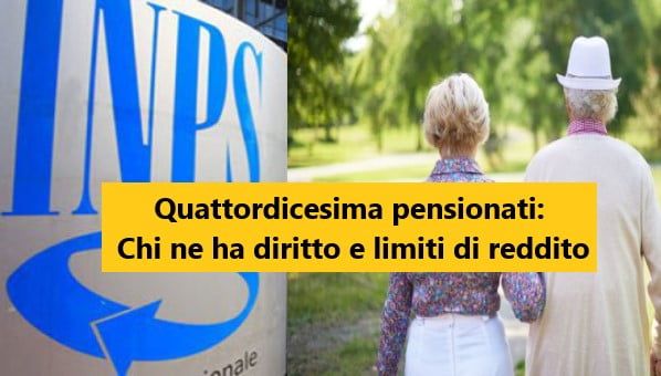 Quattordicesima pensionati 2023: Beneficiari e pagamento